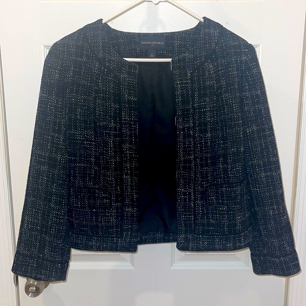 NWOT Banana Republic Tweed Jacket